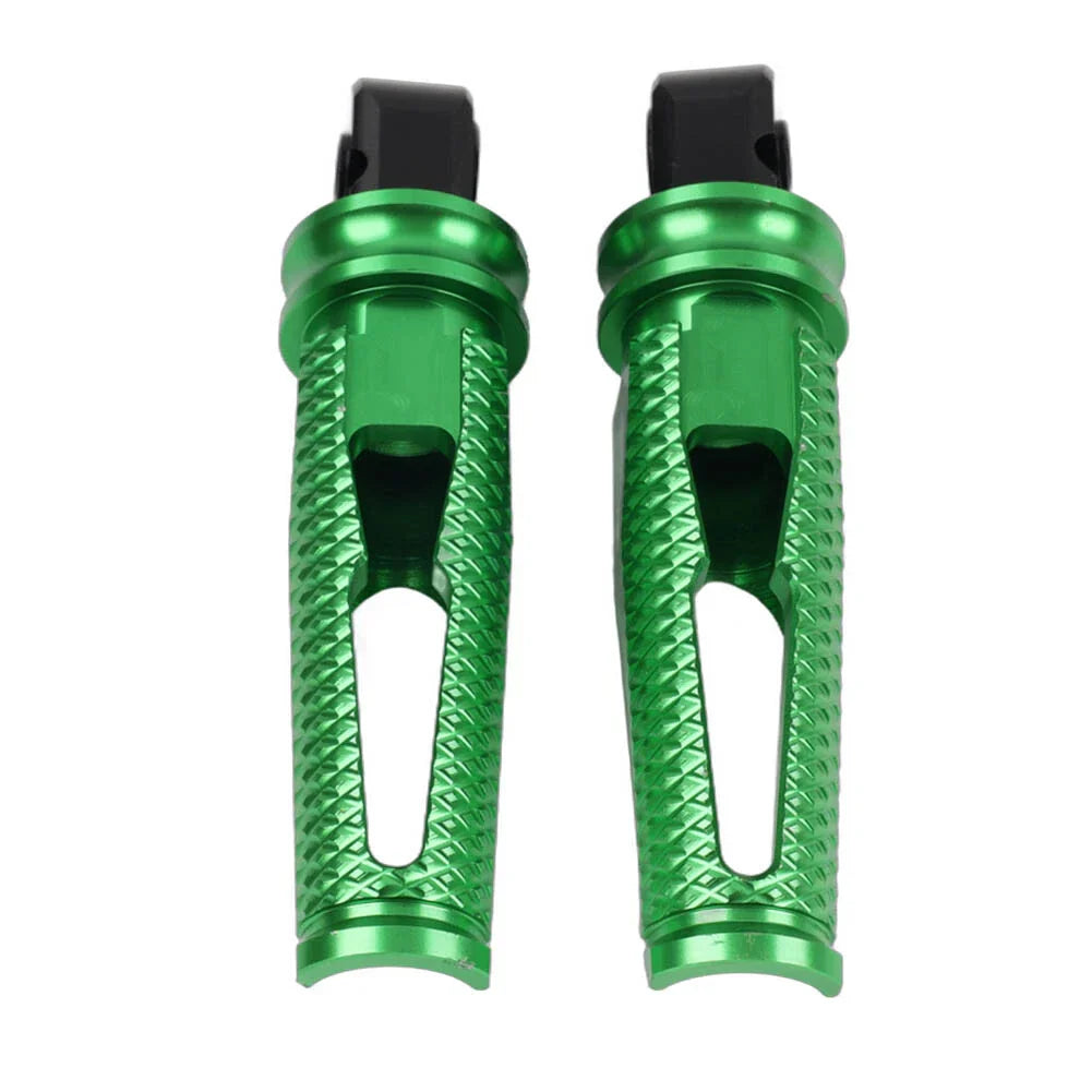 Green Foot Pegs Rear Passenger Footrests for Yamaha YZF R1 R6