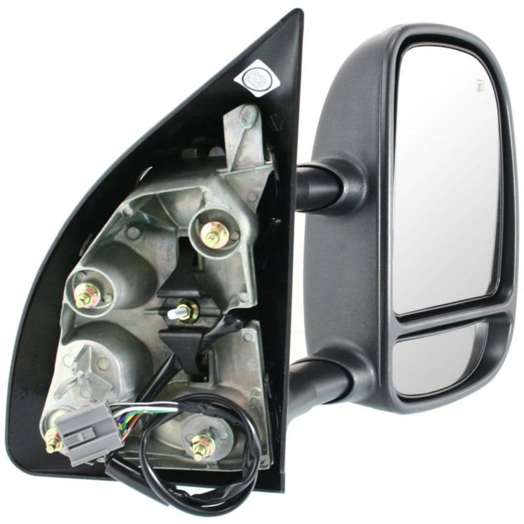 Tow Mirror for Ford F-250 Super Duty (2002–2007) Passenger Side Power Heated Signal