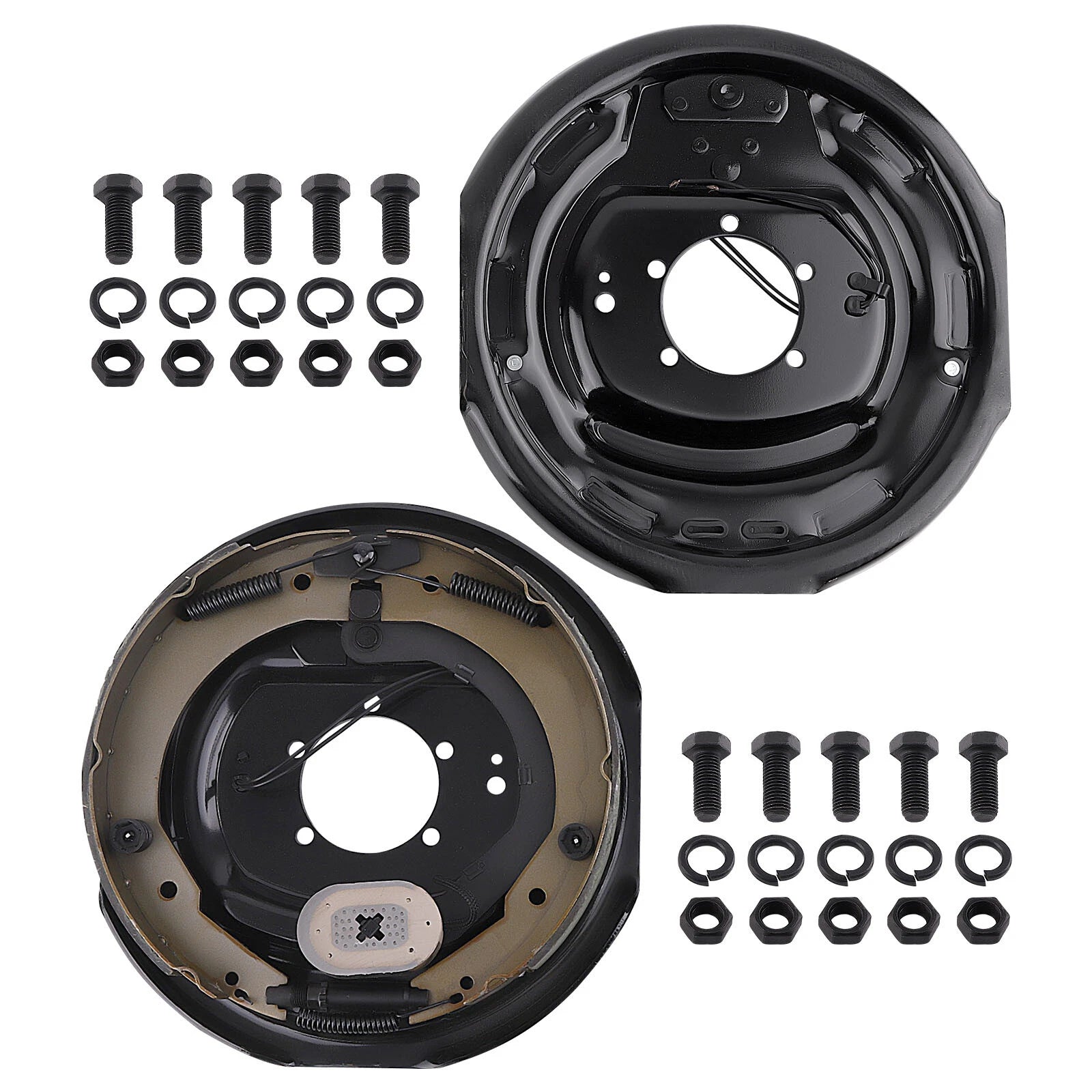 2x Electric Trailer Brake Assembly for 7000 lbs (12" x 2")