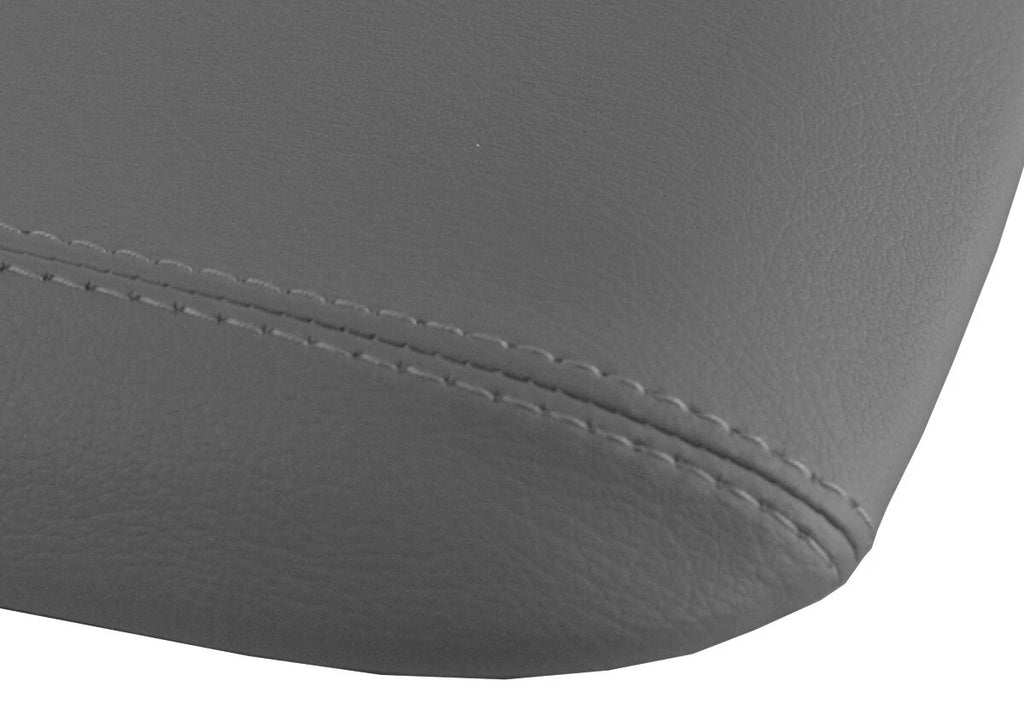 Leather Console Lid Pull Over Cover for Mitsubishi Eclipse (1995–1999) Gray