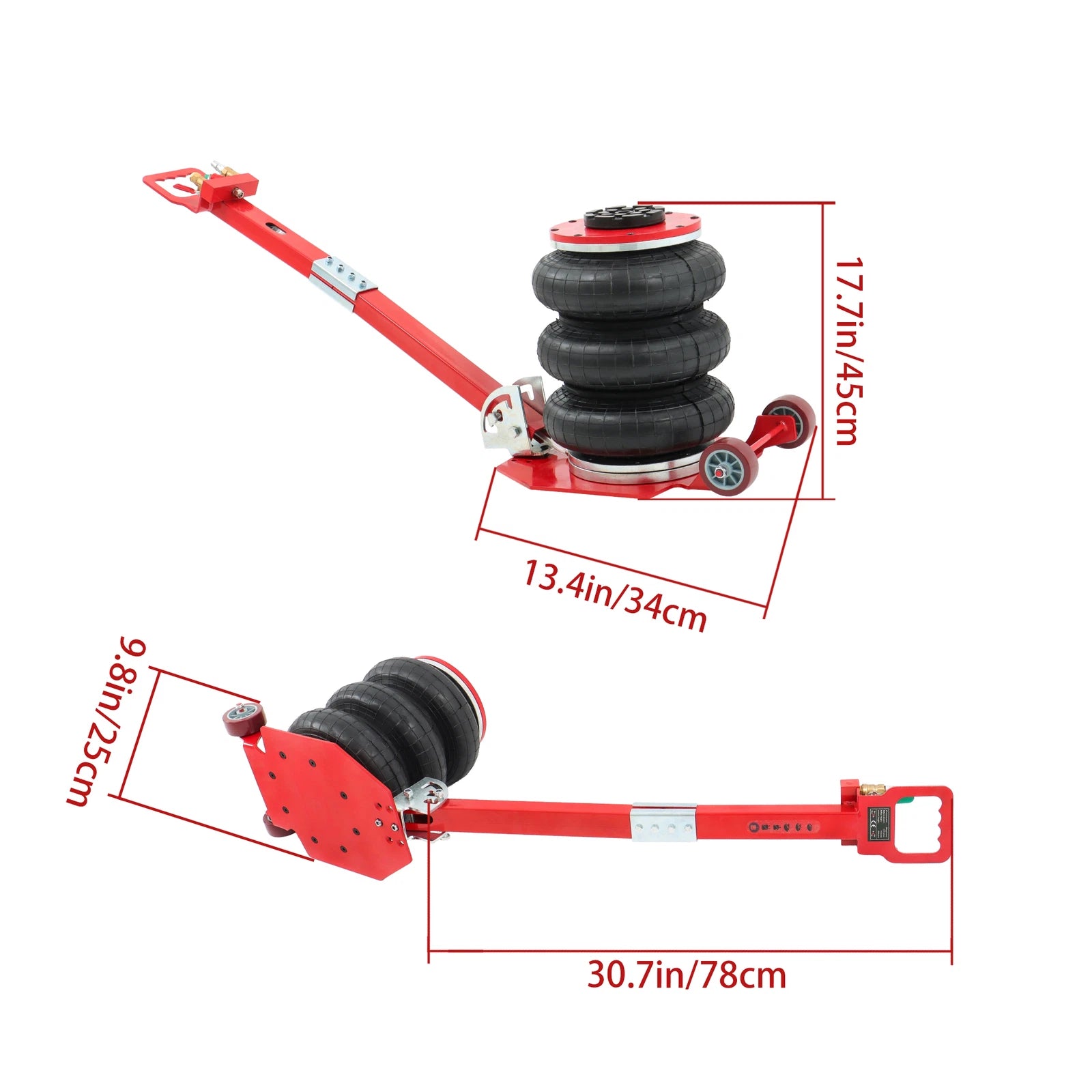 3 Ton Pneumatic Air Jack for SUV Car Lift (Adjustable Handle)