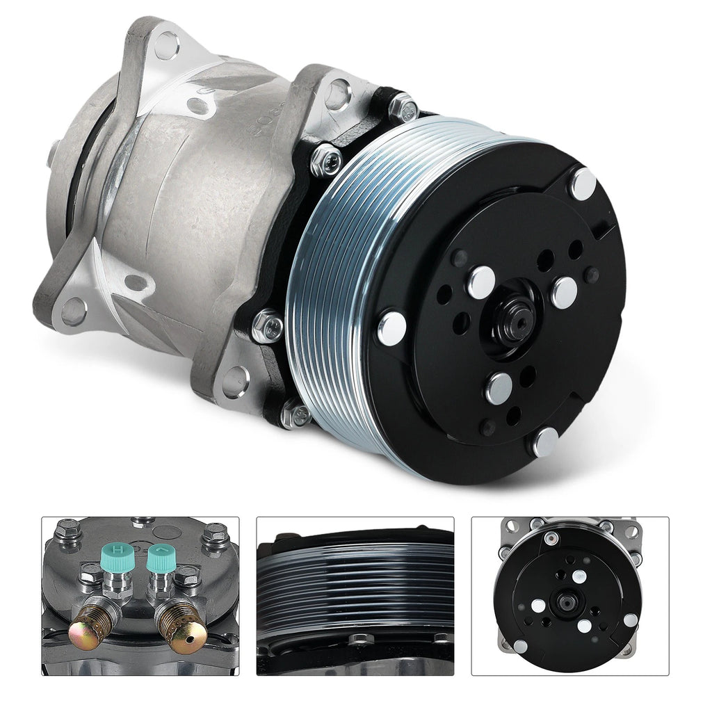 Air Compressor with Clutch for Sanden 5H14 508 R134a (200ml PAG46)