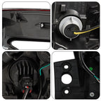 LED Clear Outer Left Tail Light Assembly for Toyota Sienna (2021-2022)