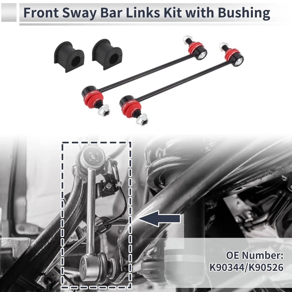 Front Stabilizer Bar Links with 2 x Bushings for Toyota Solara (2004-2008)