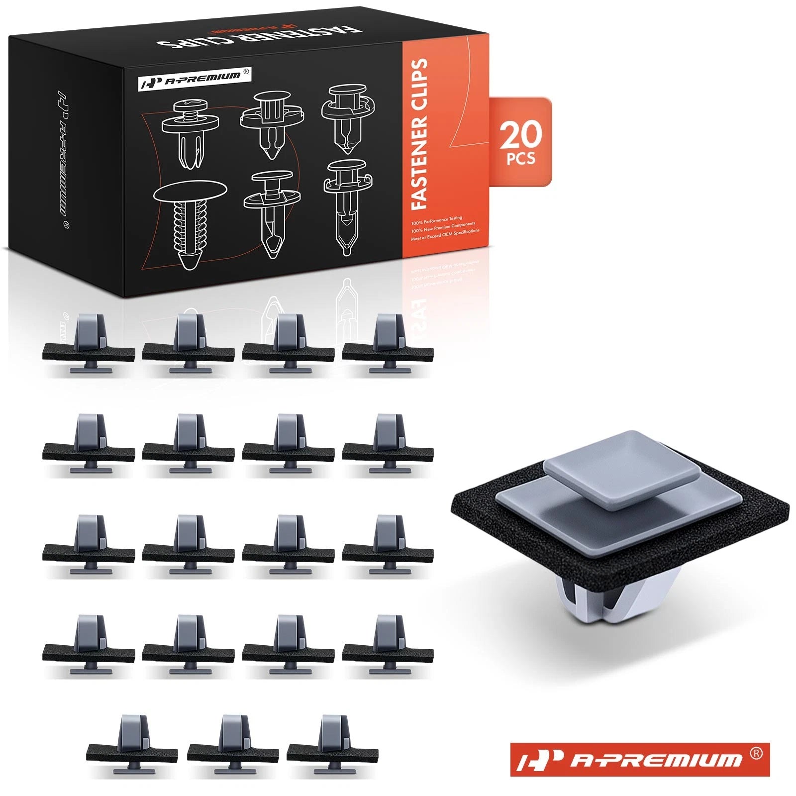 20Pcs Liftgate Moulding Retainer Clips w/Sealer for Kia Model