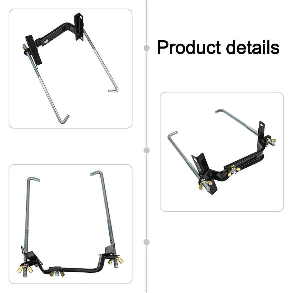 Adjustable Battery Tie Down Bracket for Cars SUVs Trucks Boats (23cm)