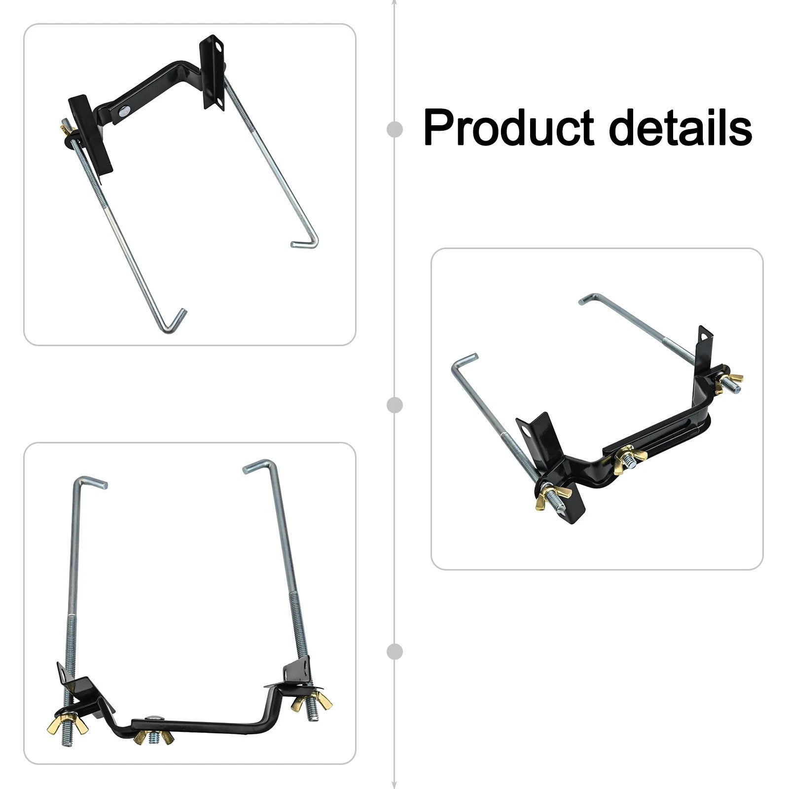 Adjustable Battery Tie Down Bracket for Cars SUVs Trucks Boats (23cm)