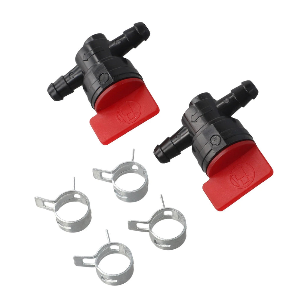 Set of 4 Fuel Gas Filter Shut Off Valve Clamps for Small Engines