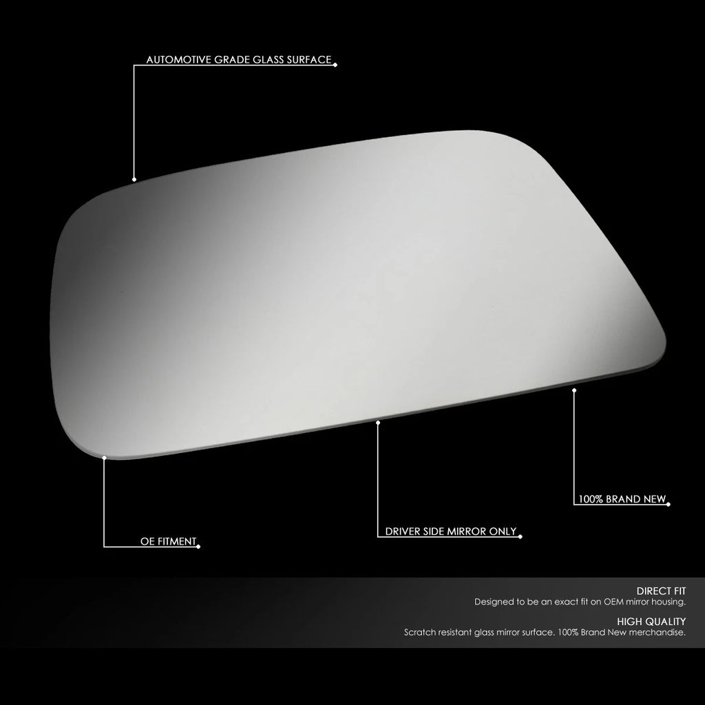 Left Side Rear View Mirror Glass for Toyota Tacoma (1995–2000)