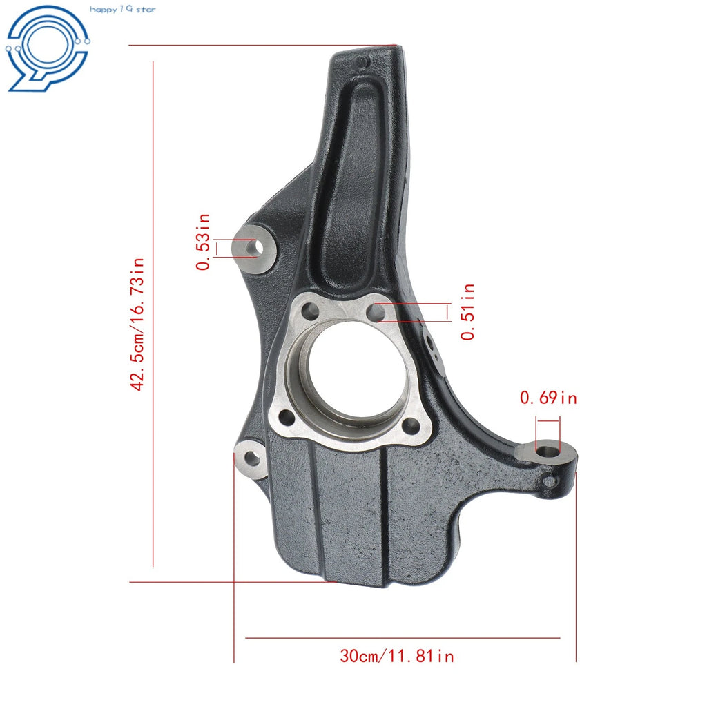 2" Drop Spindles for Silverado/Sierra 1500 2WD (2019-2024)