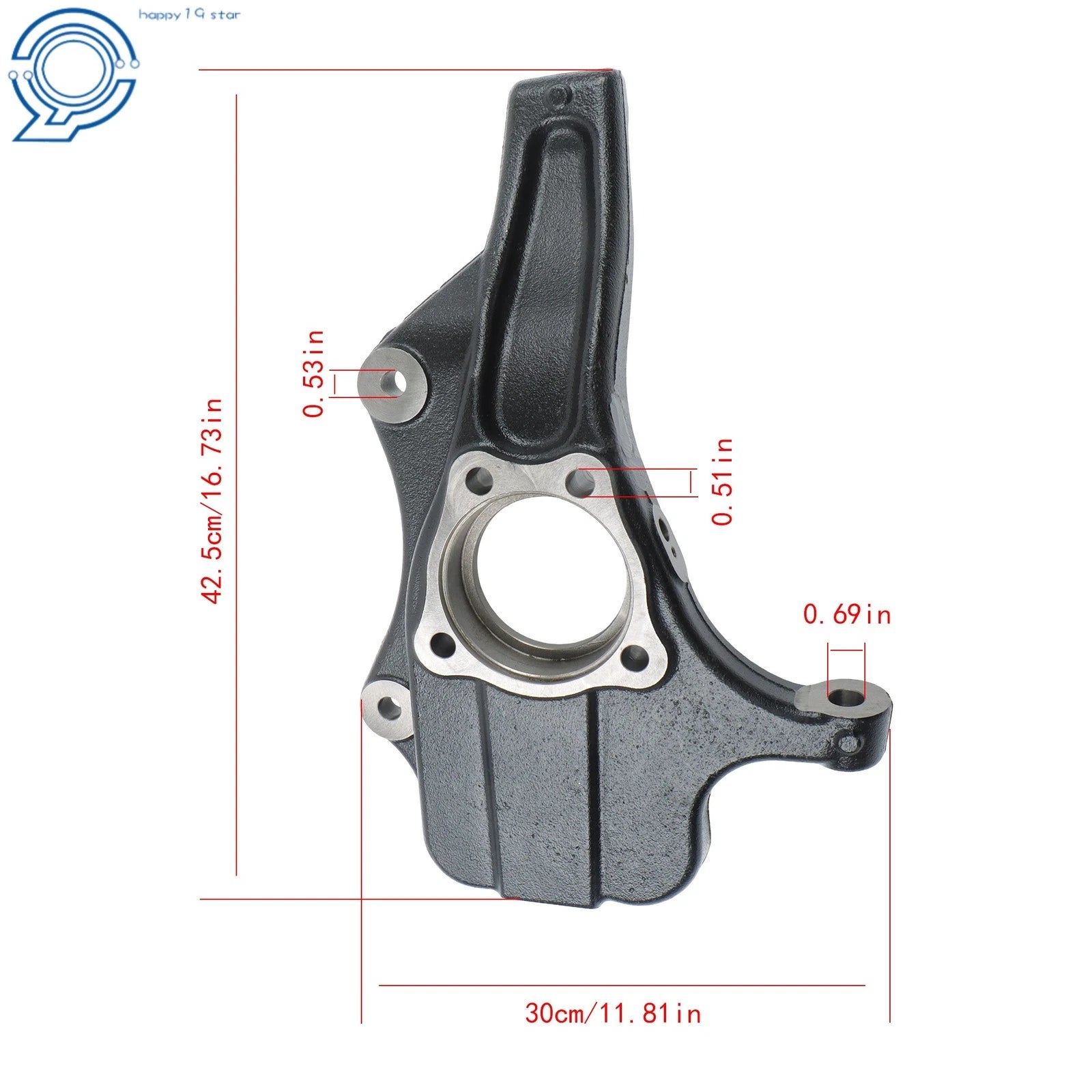 2" Drop Spindles for Silverado/Sierra 1500 2WD (2019-2024)