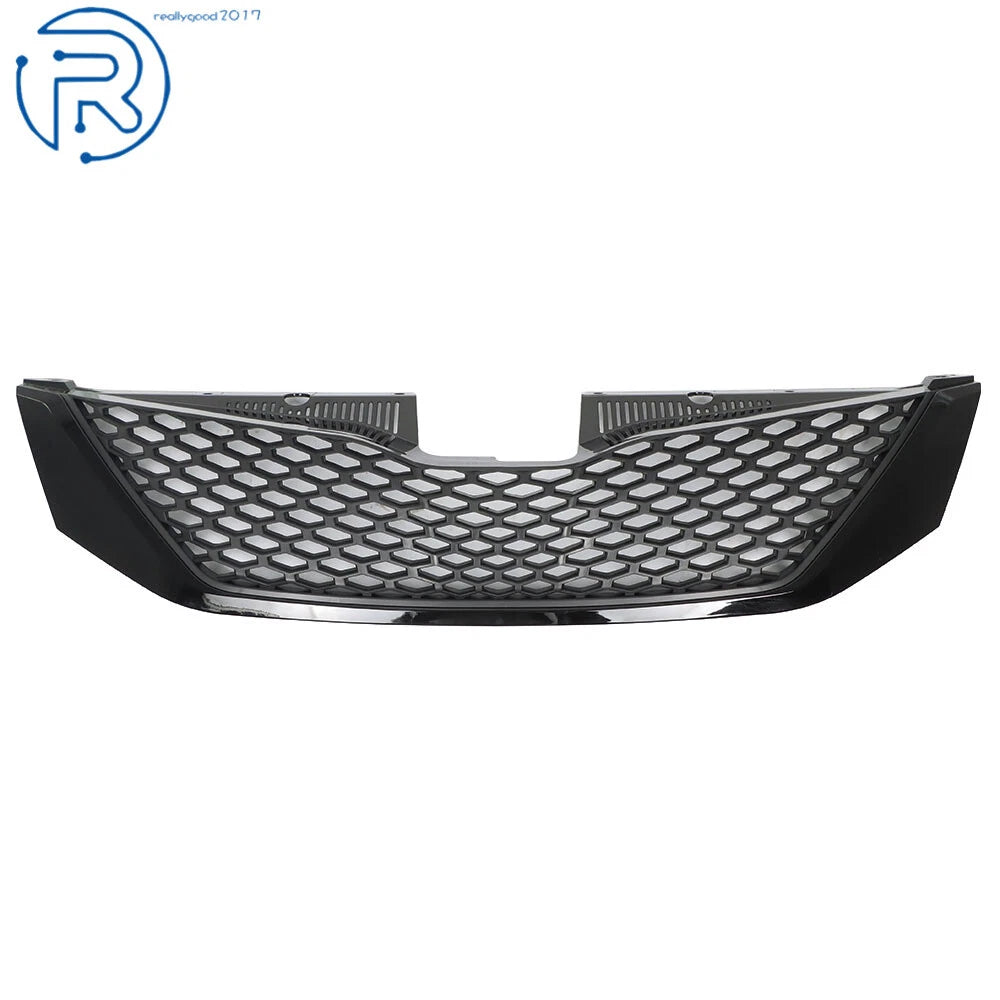 Front Upper Bumper Grille for Toyota Sienna (2011-2017) Black Mesh Trim
