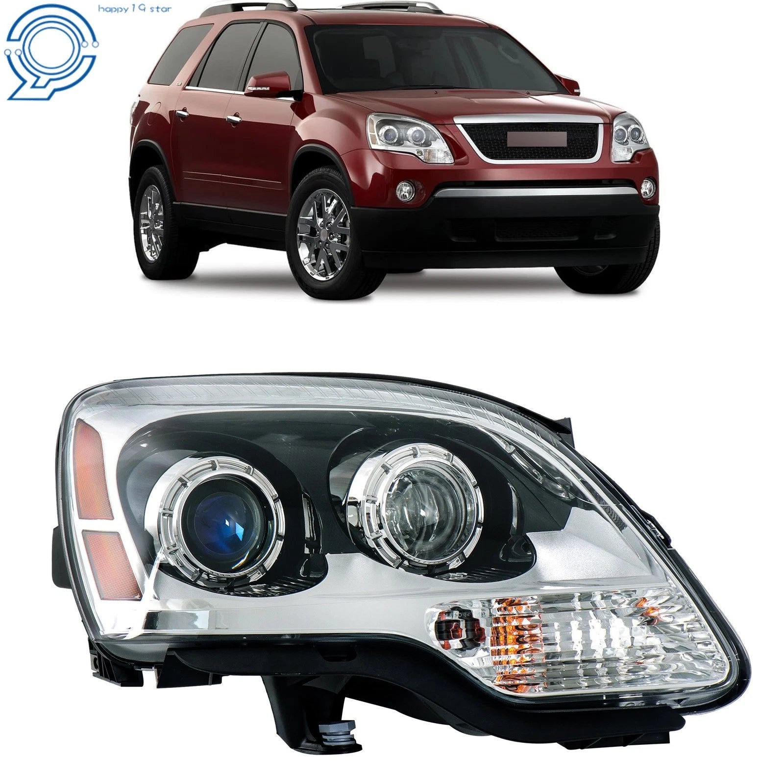 HID Projector Headlight for GMC Acadia (2007–2012) Right Side