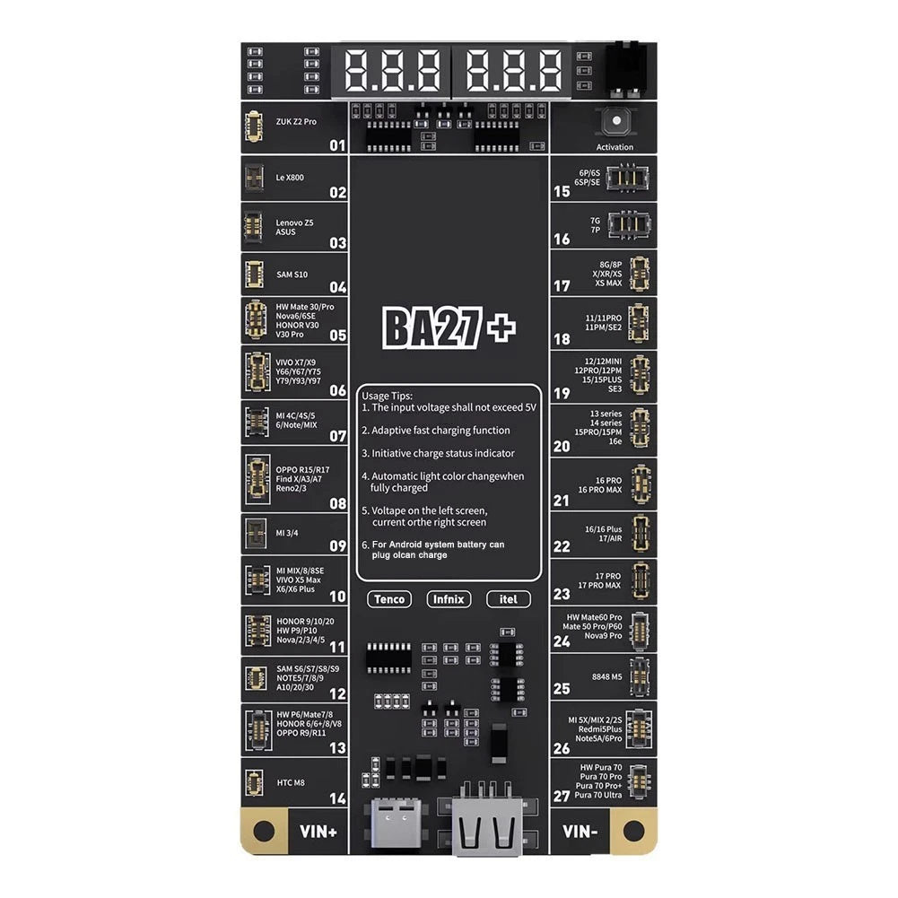 BA27+ Battery Activation Tester with Auto Power Off Function