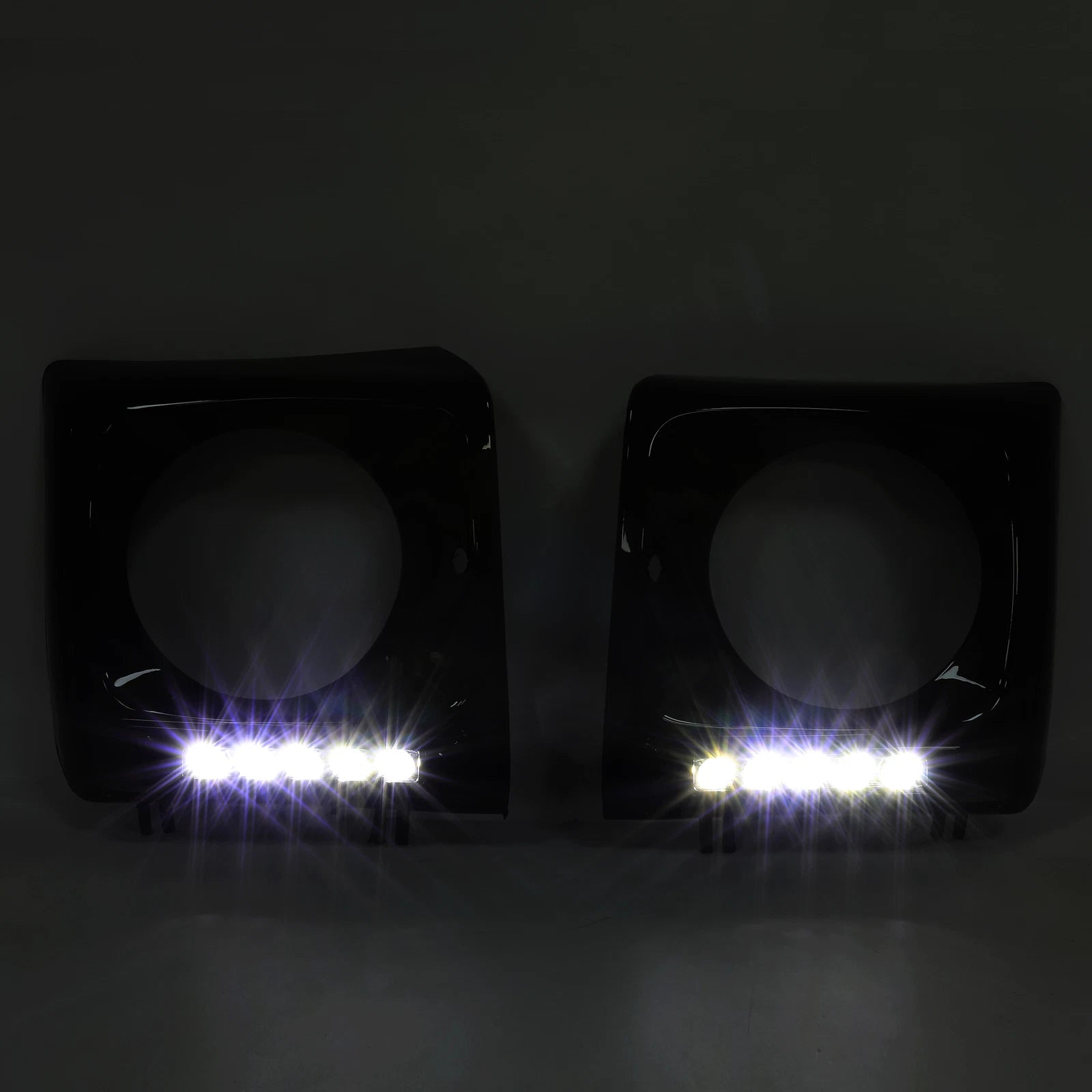 Headlight Bezel for Mercedes G500 G63 W463 (1990-2018) with LED DRL