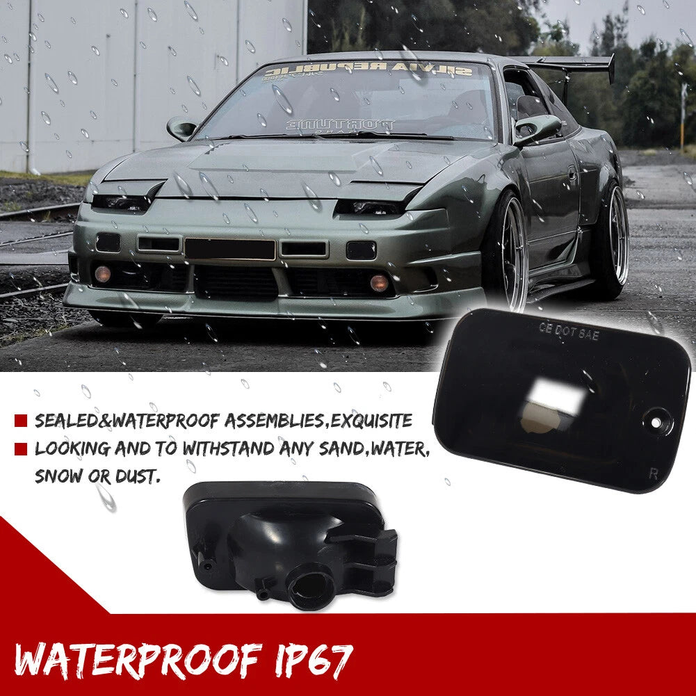 Smoke Front Position Parking Lights for Nissan S13 Silvia 180SX 240X