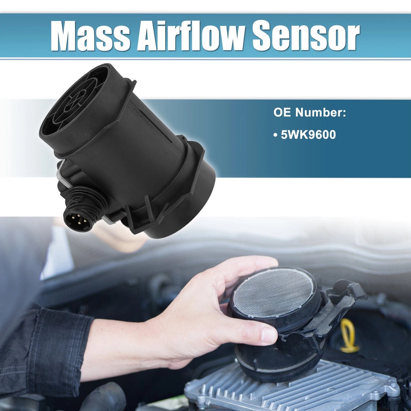 Mass Air Flow Sensor 5WK9600 for BMW M3 3.2L (1996–1999)