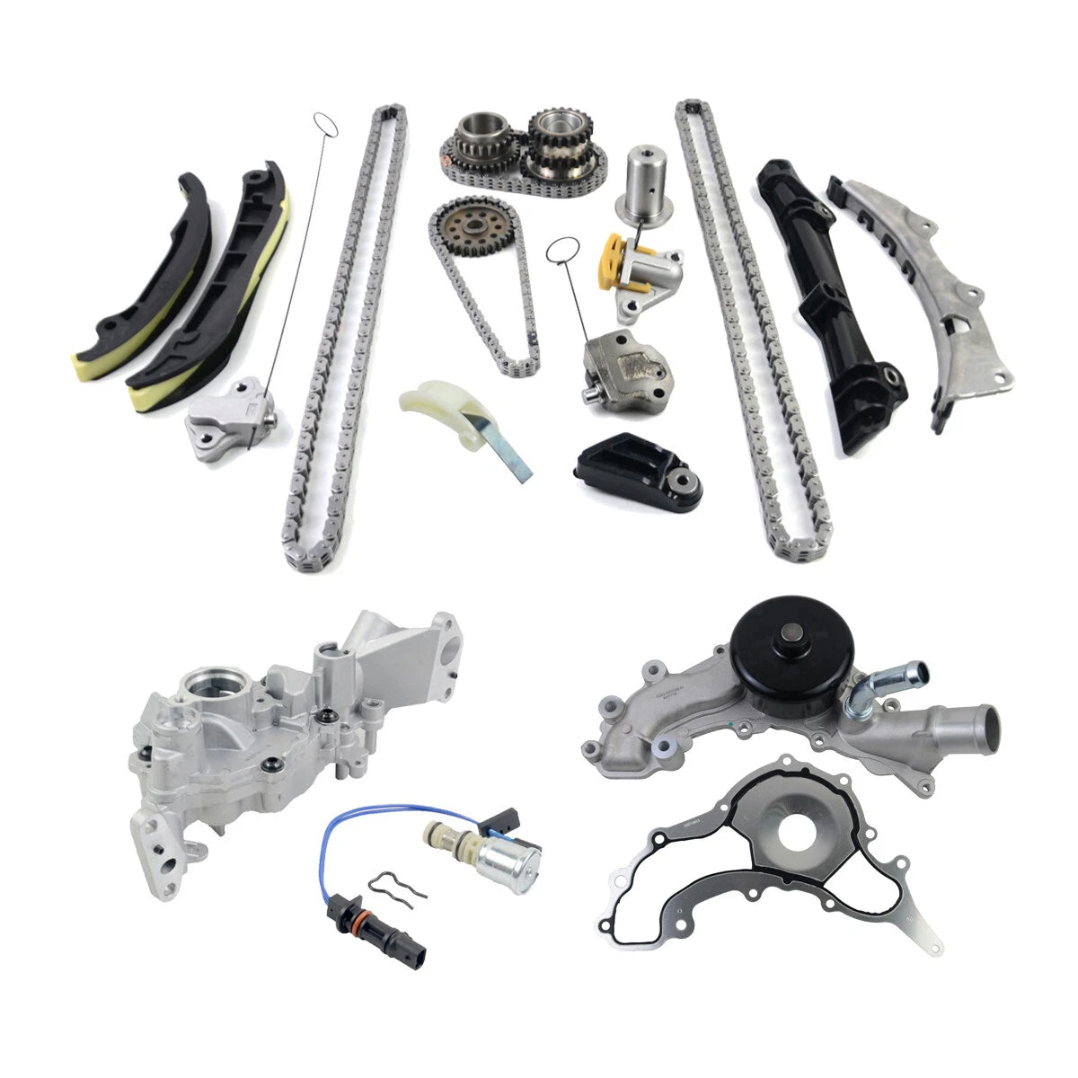 Timing Chain Kit with Water Oil Pump for Jeep Dodge Ram Chrysler 200 (2011–2015)