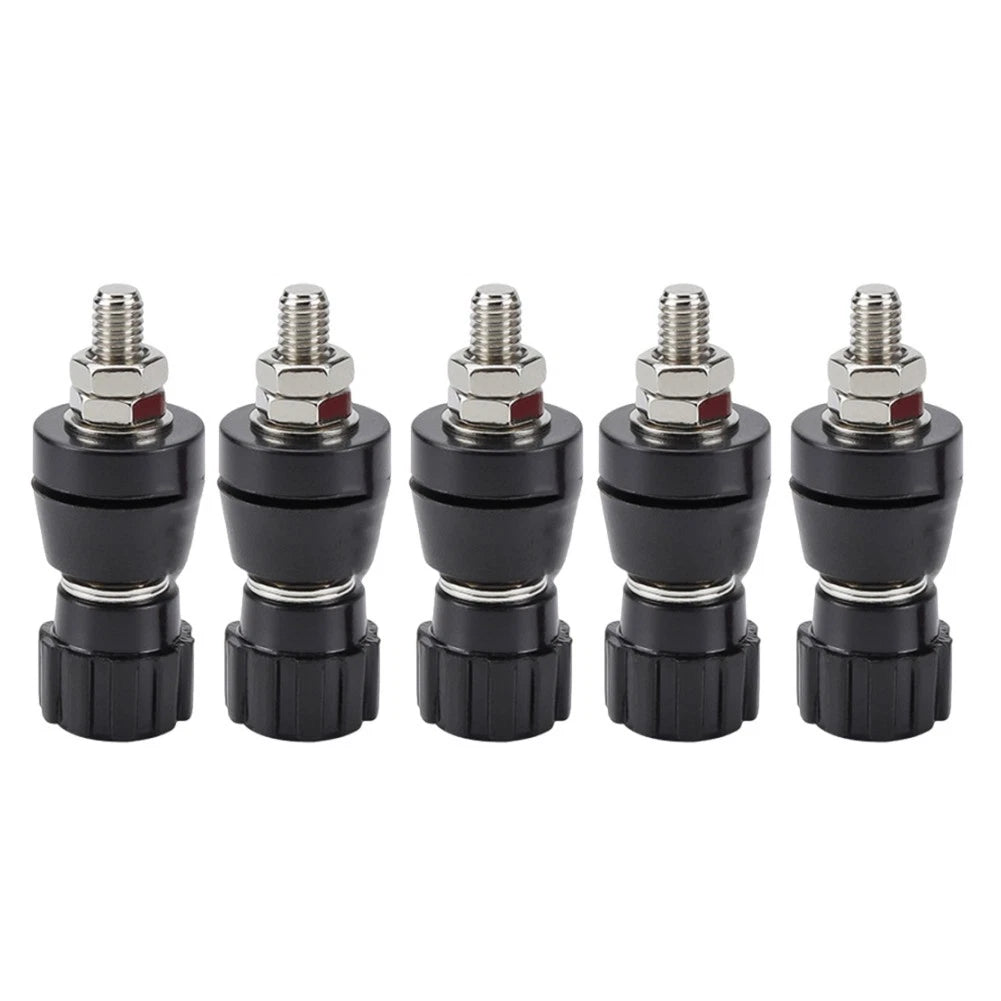Set of 10 Insulated M5 Terminal Blocks for High Current Applications