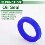 Set of 5 Oil Seal Rotary Shaft Seal 35x50x8mm TPU High Pressure