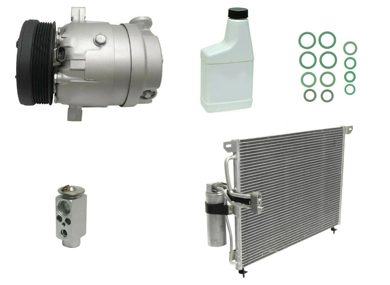 AC Compressor Kit Replacement with Condenser for Chevrolet Colorado (2015–2019)