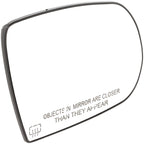 Heated Passenger Right Side Mirror Glass for Jeep Cherokee