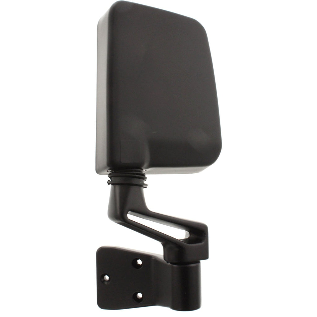Set of 2 Manual Black Folding Side View Mirrors for Jeep Wrangler (87–02)
