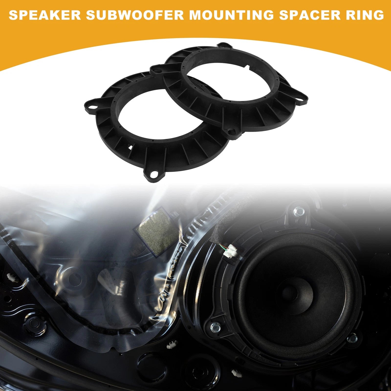 2X Speaker Spacer Ring 6x9" to 6.5" Adaptor for Toyota Camry 