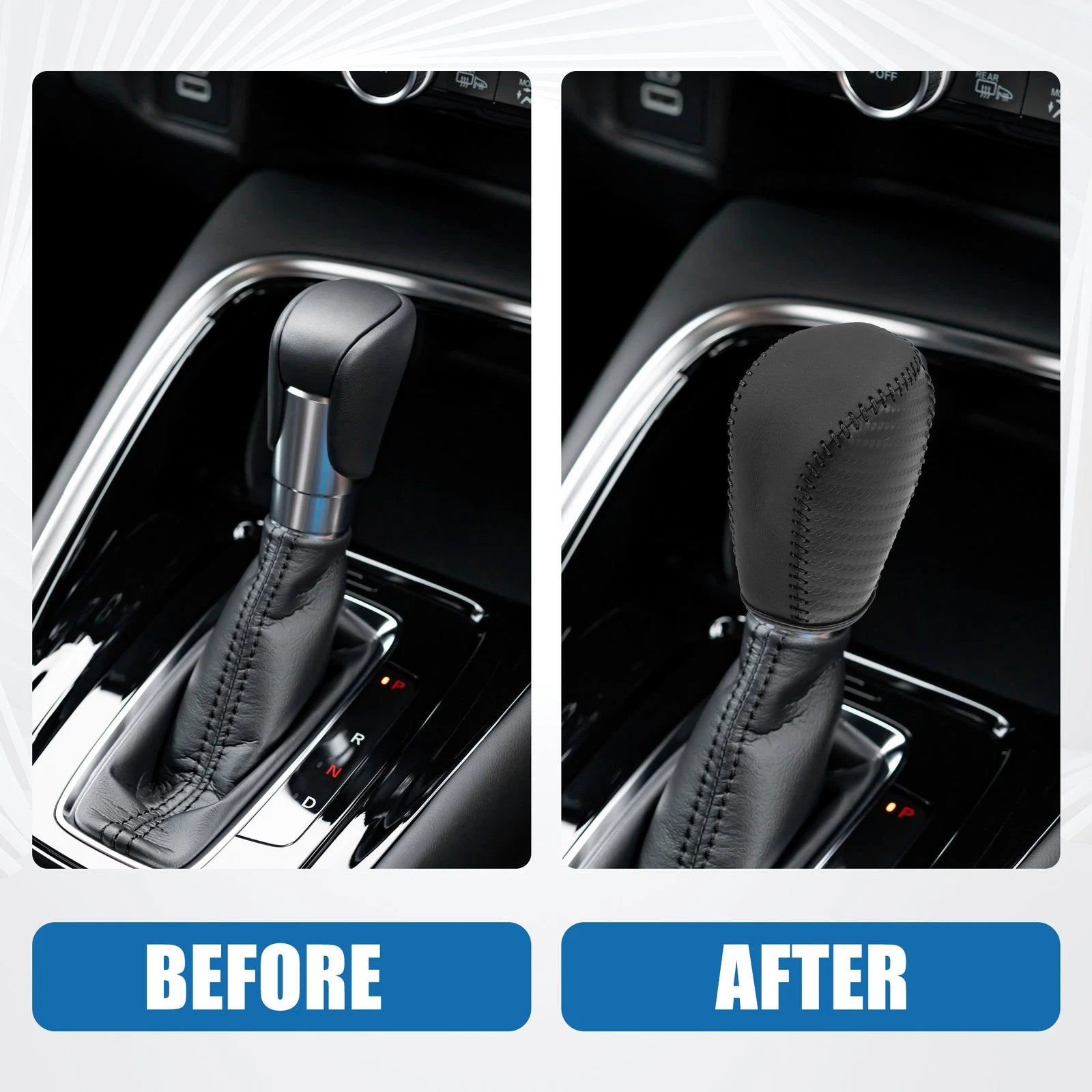Gear Shifting Knob Cover Trim for Honda Civic 10th Gen (2016–2021) Black