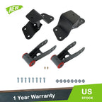 Set of Drop Shackles & Hangers for Chevy GMC C1500 (1988–1998)