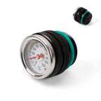 2X Oil Temperature Gauge Filler Cap for Motorcycle (0-200 Celsius)