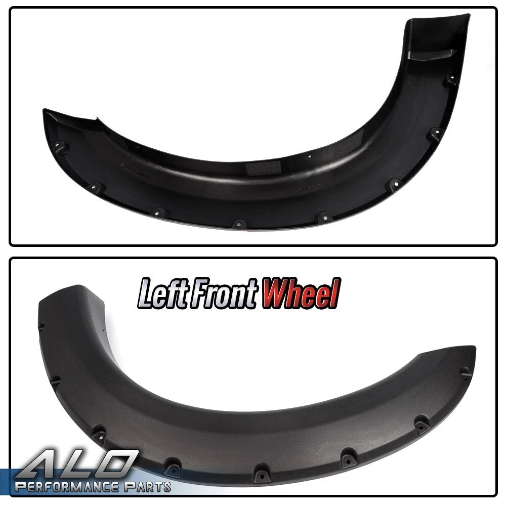 Pocket Rivet Bolt-On Fender Flares for Ford F250 F350 Super Duty (1999–2007)