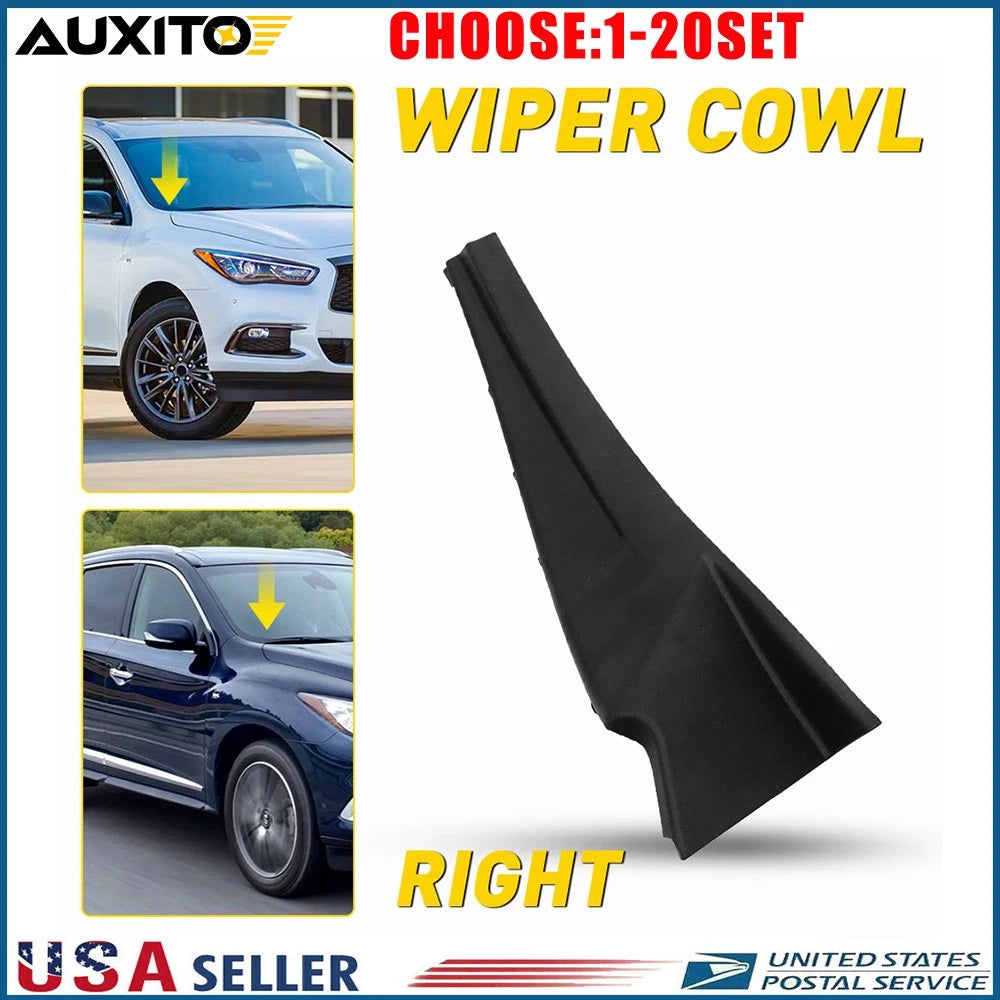 Right Passenger Windshield Wiper Cowl Cover Trim for Infiniti QX60 (2016–2020)