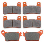 Set of 2 FA379 FA436 Brake Pads for Suzuki GSXR 1000 (2009–2011) Front Rear Carbon
