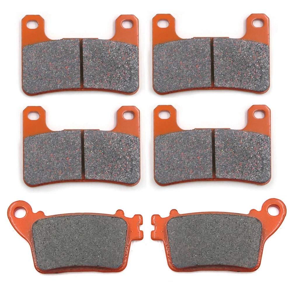 Set of 2 FA379 FA436 Brake Pads for Suzuki GSXR 1000 (2009–2011) Front Rear Carbon