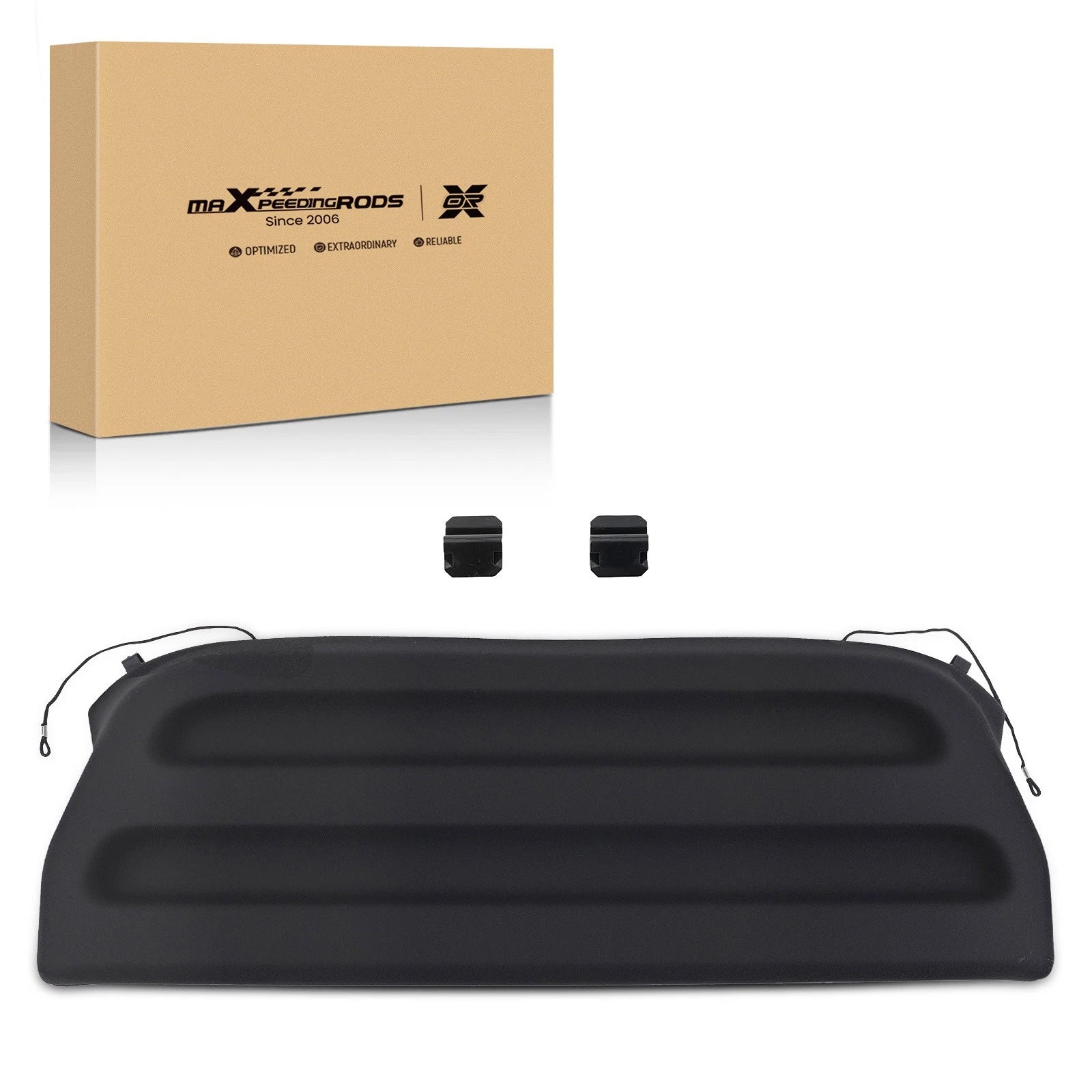 Black Privacy Cargo Shield Cover for Honda Fit (2015–2019)