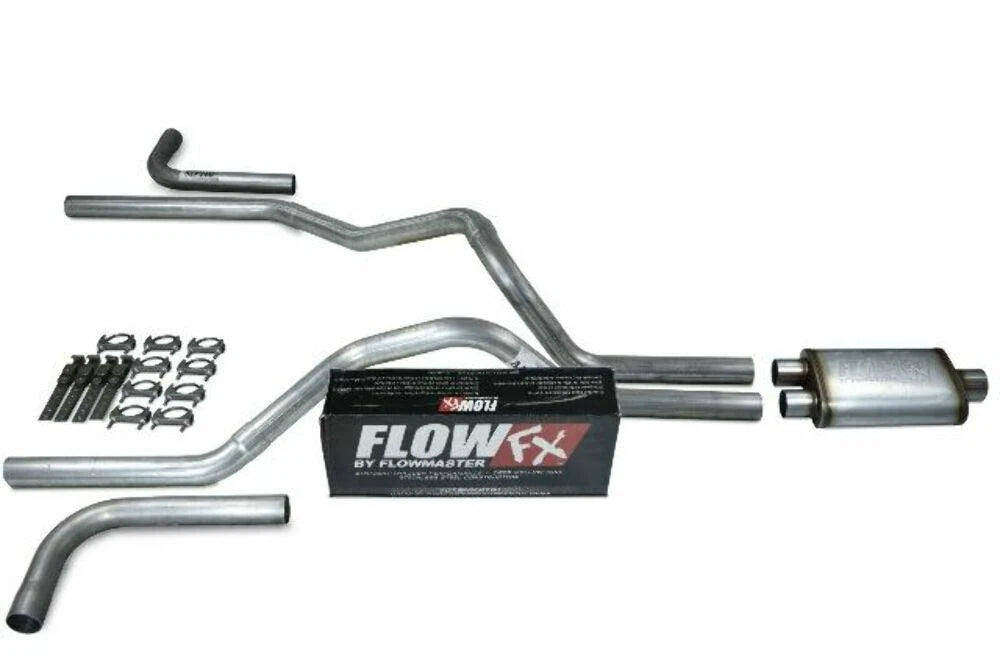 2.5" Dual Exhaust Kit for Chevy GMC 1500 Truck (2019–2025) Flowmaster Flow FX