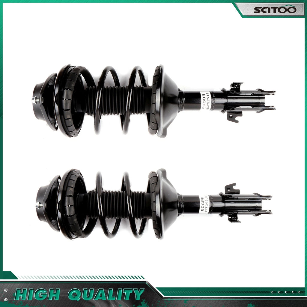 Front Pair Shocks Struts & Coil Spring Mounts for Subaru Legacy (2000–2004)