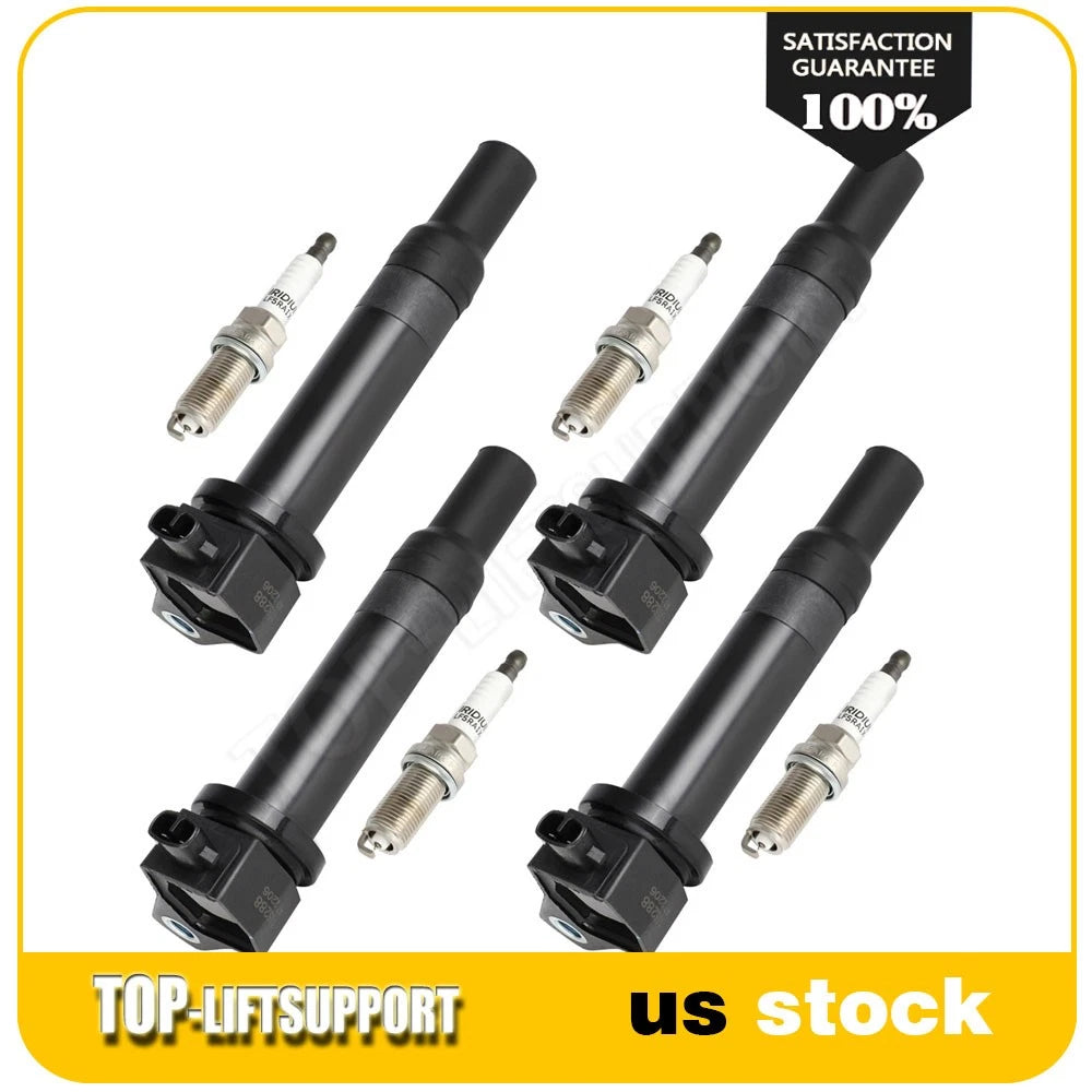 Ignition Coil and Spark Plugs Kit for Kia Rio (2006–2011)