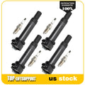 Ignition Coil and Spark Plugs Kit for Kia Rio (2006–2011)