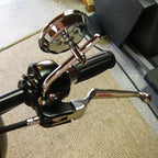 Chrome Round Motorcycle Mirrors for Harley Road King, Street Glide, Dyna, Softail