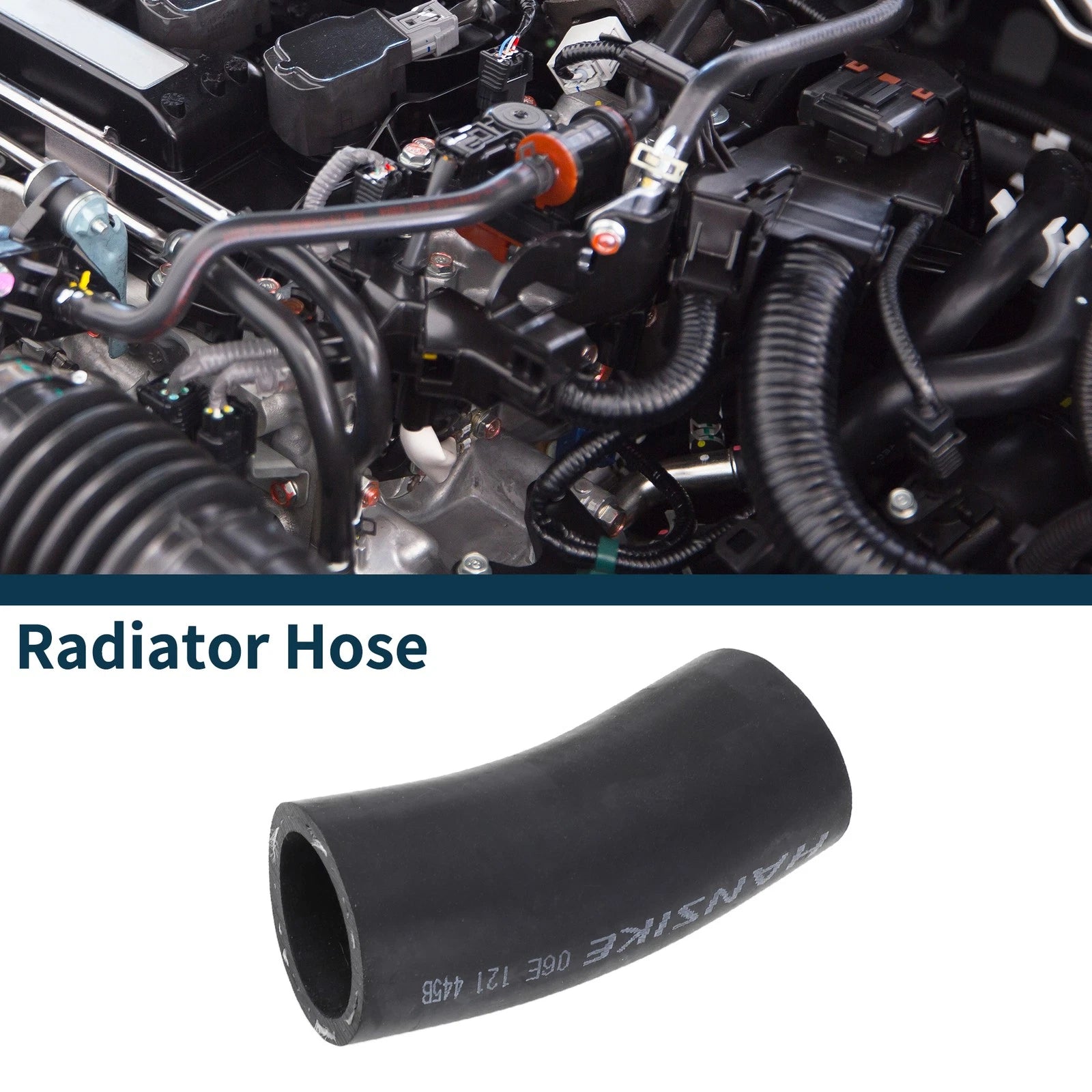 Radiator Hose Coolant Pipe for Audi A4 (2006–2008) No. 06E121445B Rubber