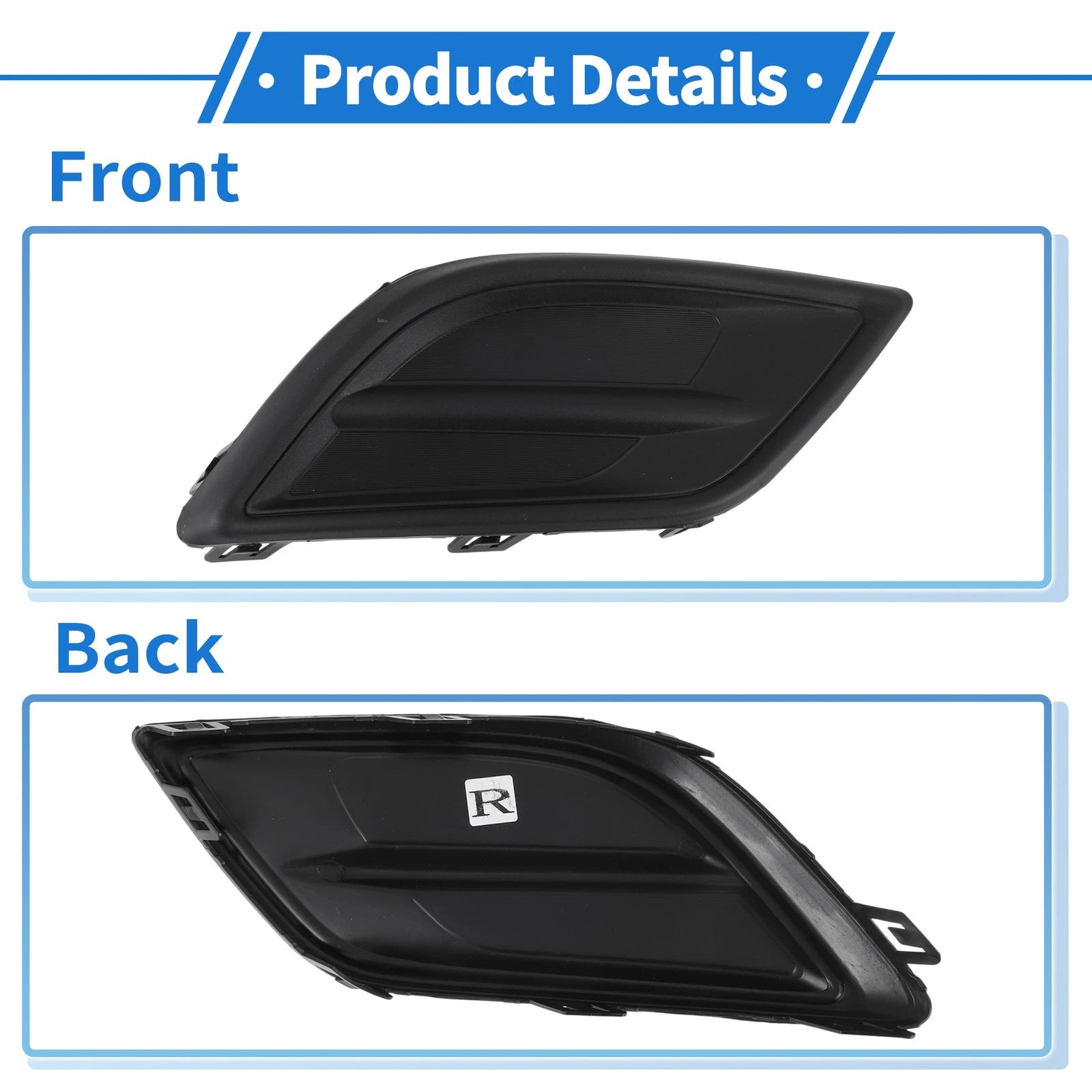 1 Pc Fog Light Grill for Chevrolet Sail (2015–2018) No.26264614