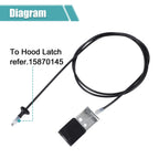 Hood Release Cable No. 25854190 for Chevrolet Colorado (2004–2012)