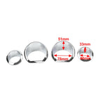 Chrome Gauge Bezel Trim Ring for Harley Touring Electra Street Glide (14-23)