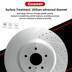 Front & Rear Brake Rotors & Pads for Mazda 3 (2004–2013) 2.3L 2.5L