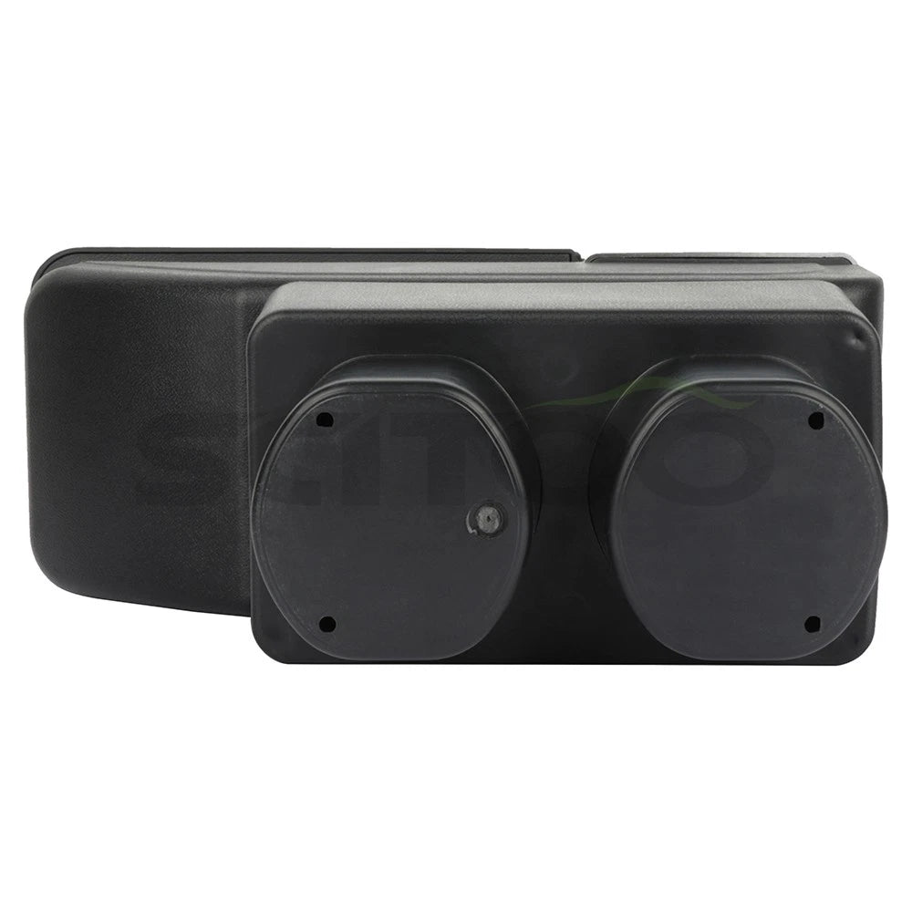 Center Console Armrest Storage Box for Nissan Versa (2007–2011) Black