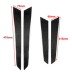 4 x Inner Door Panel Cover Trim for Mercedes-Benz W204 (2007-2014) Black