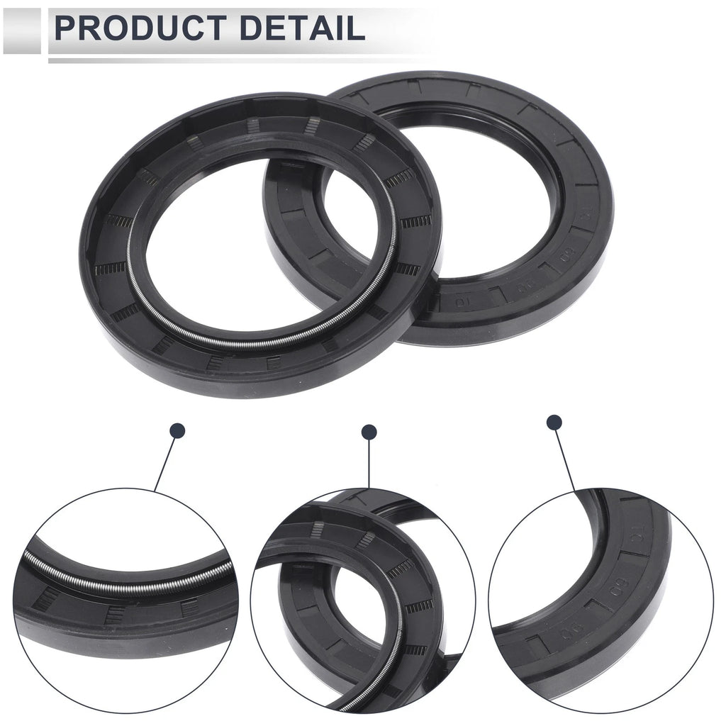 Set of 5 Oil Seal Rotary Shaft Seal NBR Rubber 60x90x10mm