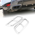 Silver Rear Exhaust Muffler Tail Pipe Cover Trim for Range Rover Sport (2018–2019)